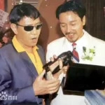 罗文与友人照片
